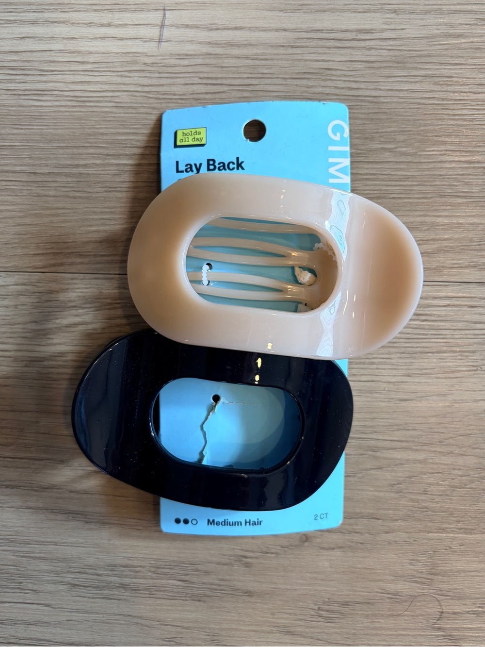 Gimme Lay Back Hair Clips - Black & Nude - Medium Hair